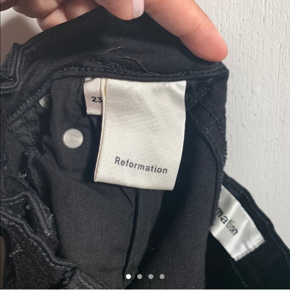 Reformation stretchy jean pants